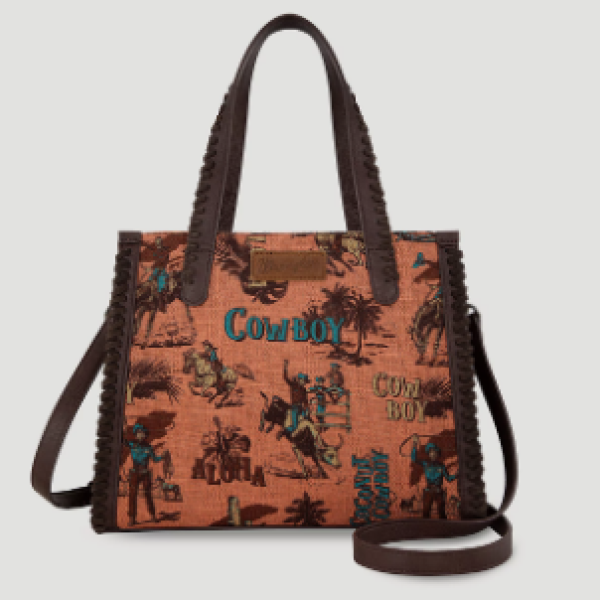 Aloha Cowboy Tote by Wrangler 