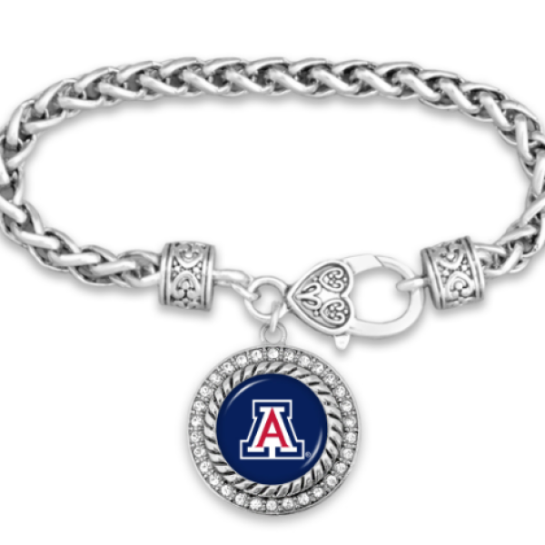 Arizona Wildcats Charm Bracelet 