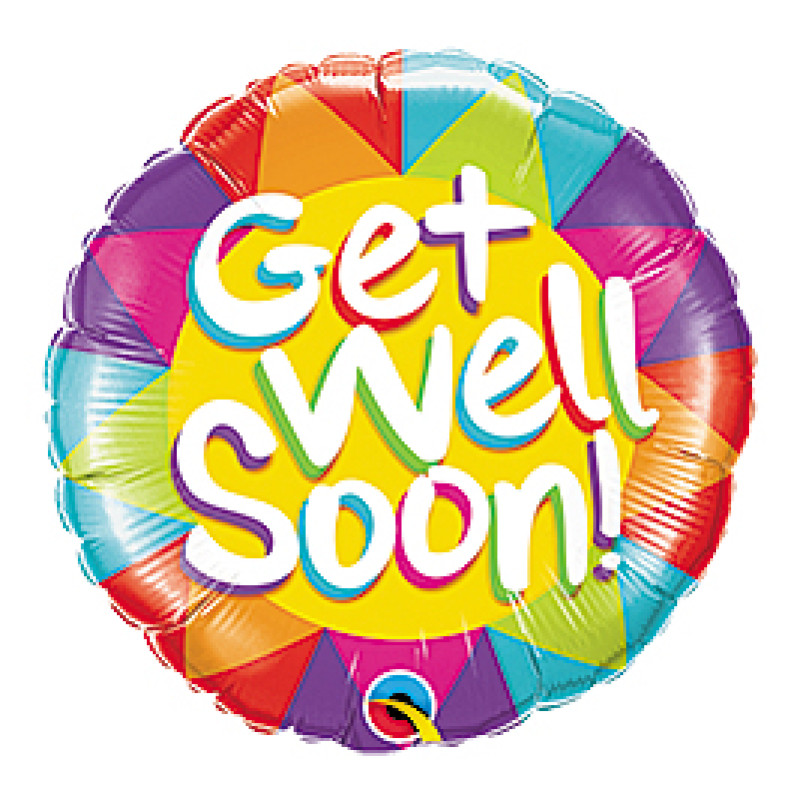 Get Well Mylar Balloon - Same Day Delivery