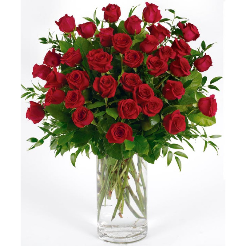36 Red Roses - Same Day Delivery
