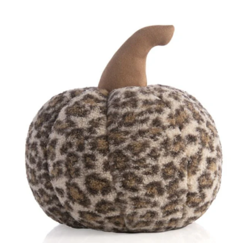 Leopard Print Stuffed Pumpkin - Same Day Delivery