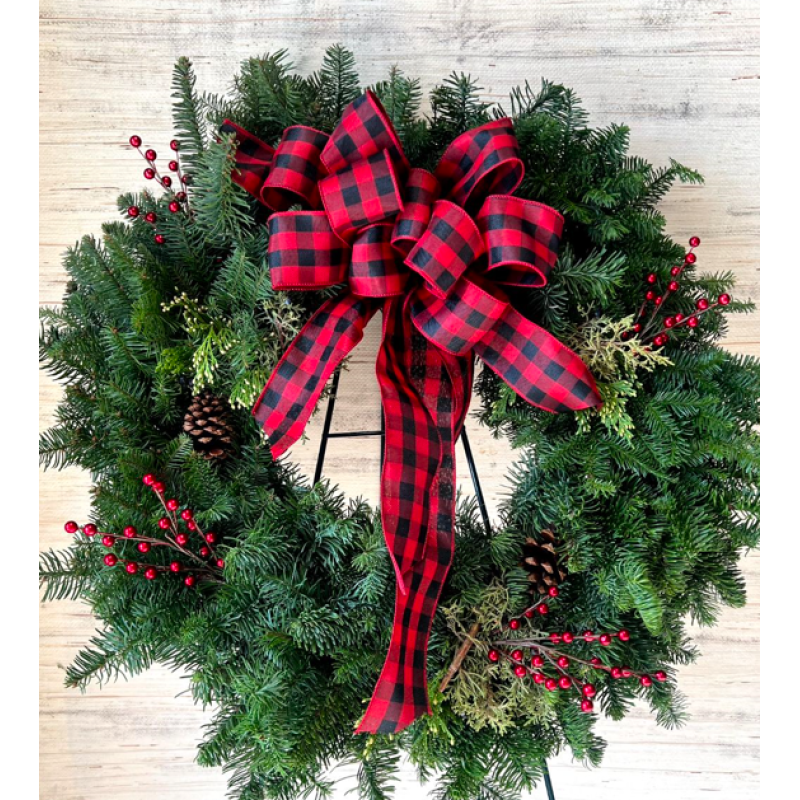 Classic Holiday Wreath - Same Day Delivery