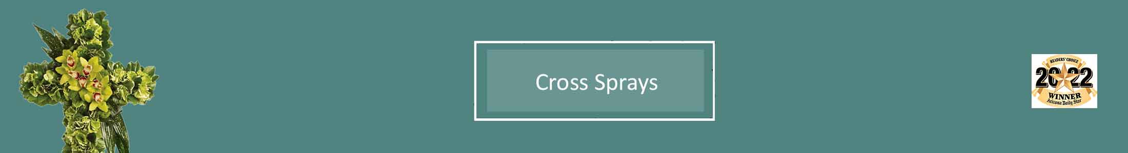 Standing Cross Sprays, Funeral Sprays