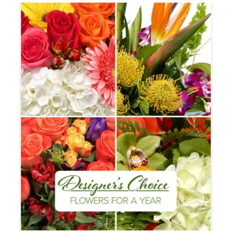 Flowers For A Year! - Same Day Delivery
