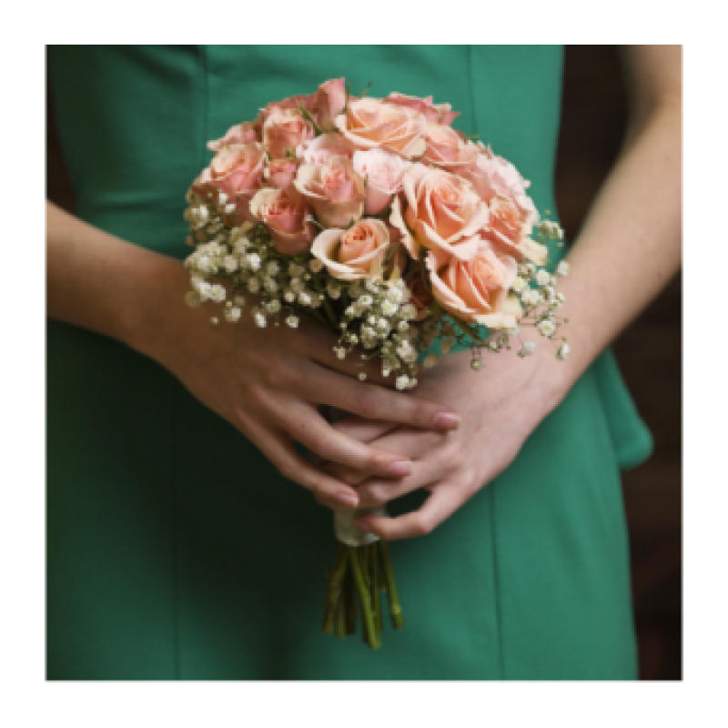 Spray Rose & Babies Breath Bouquet - Same Day Delivery