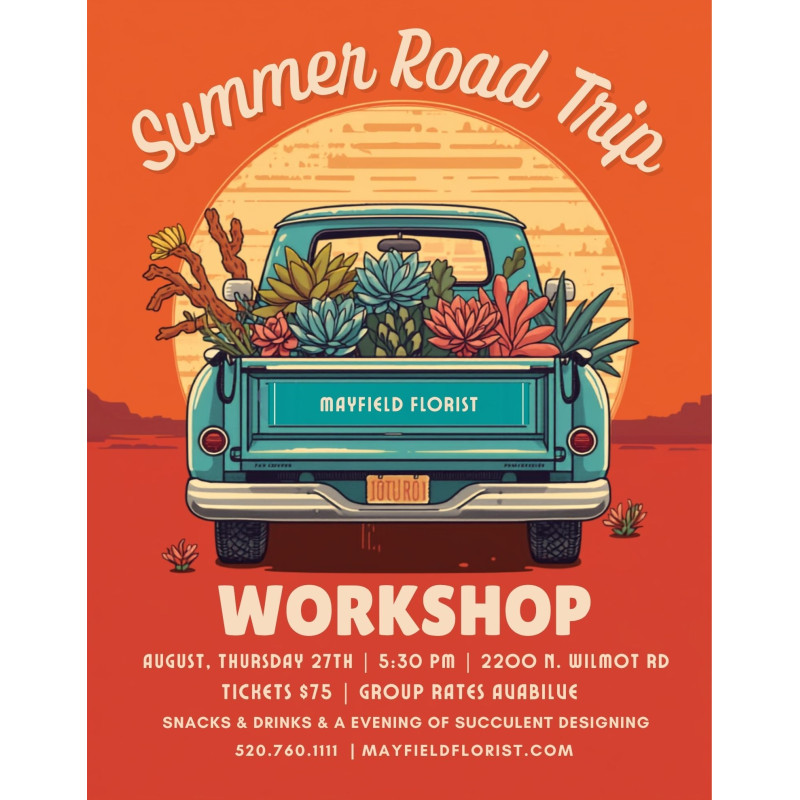 May Workshop - Summer Road Trip - Same Day Delivery