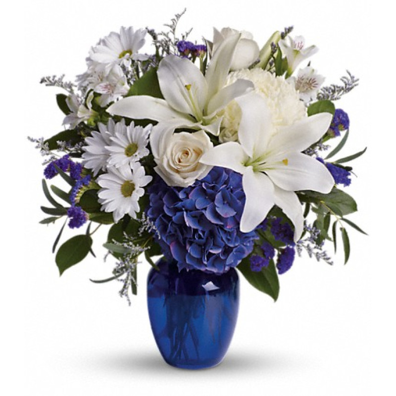 Beautiful in Blue - A Best Seller - Same Day Delivery