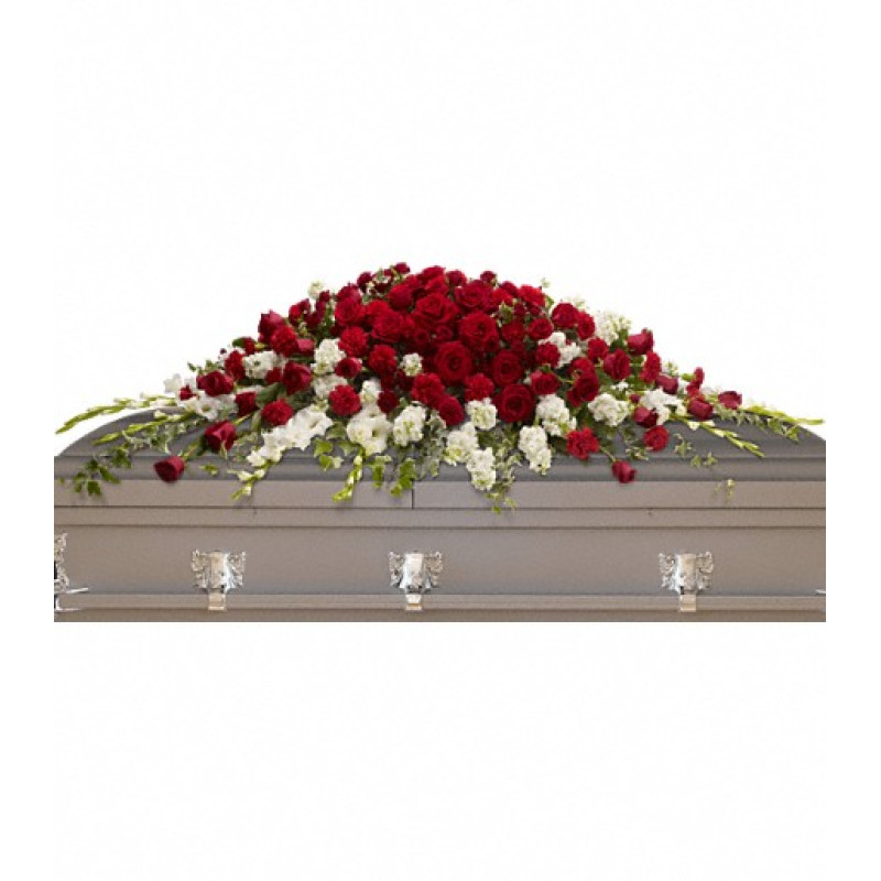 Garden of Grandeur Casket Spray - Same Day Delivery