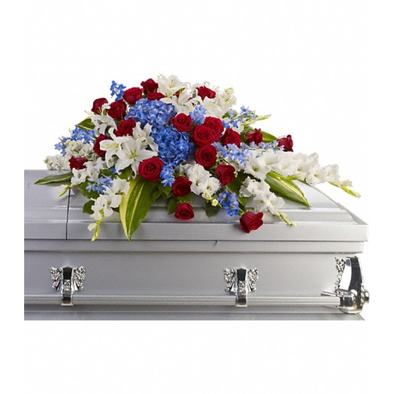 Distinguished Service Casket Spray - Same Day Delivery