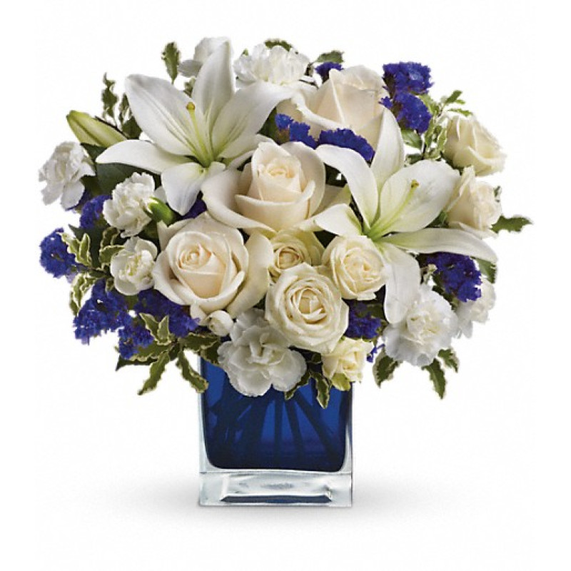 Sapphire Skies Bouquet - Same Day Delivery