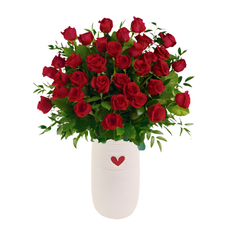 CLASSIC LONG STEM RED ROSES - Same Day Delivery
