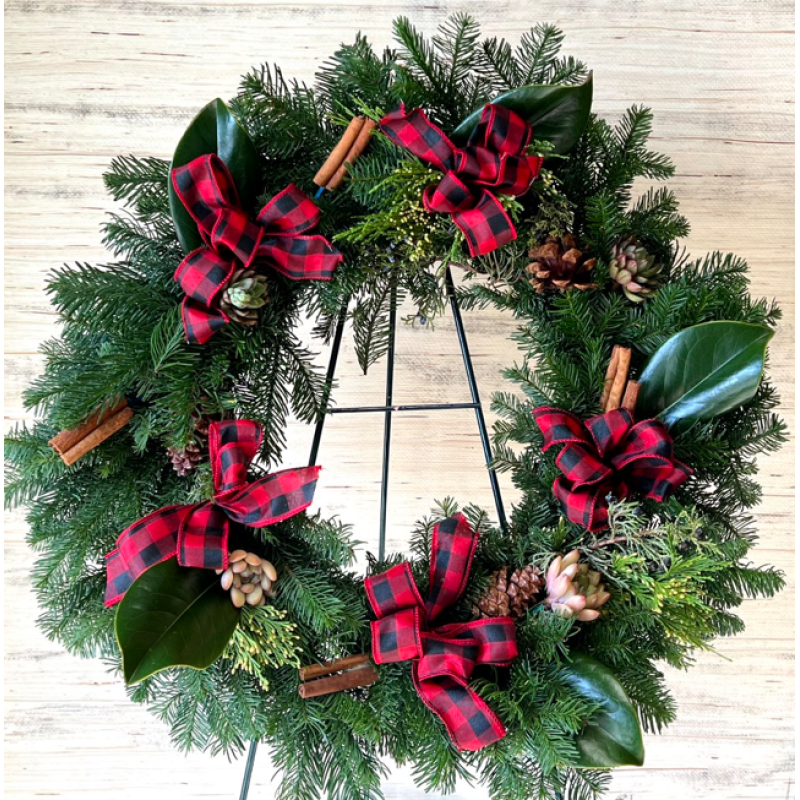 Winter Warmth Wreath - Same Day Delivery