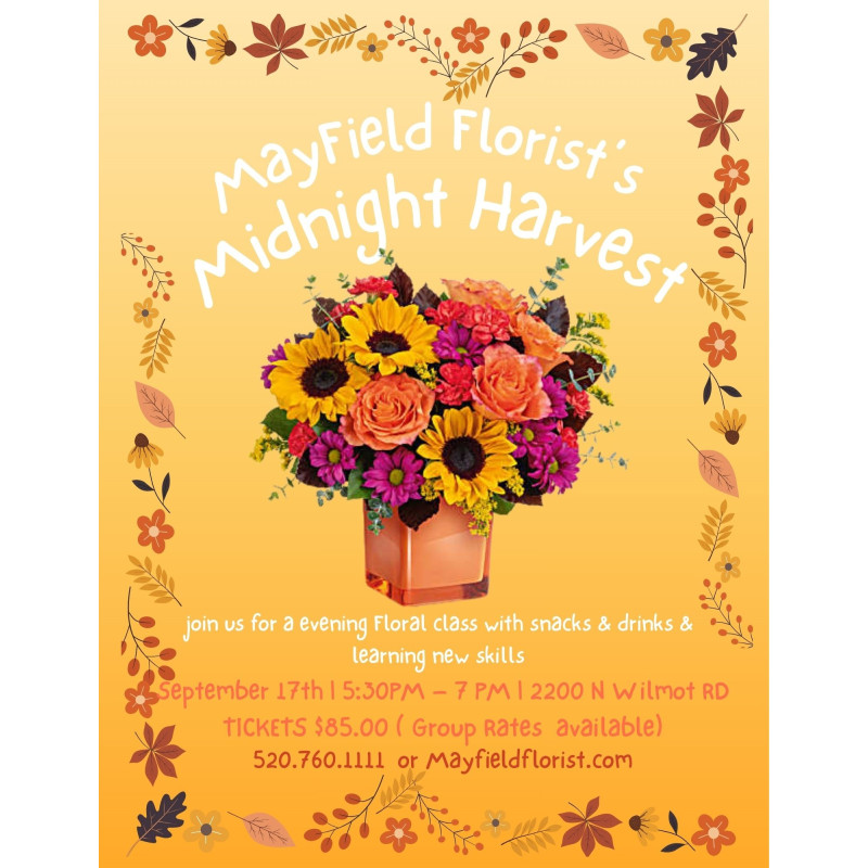 September Workshop - Midnight Harvest - Same Day Delivery